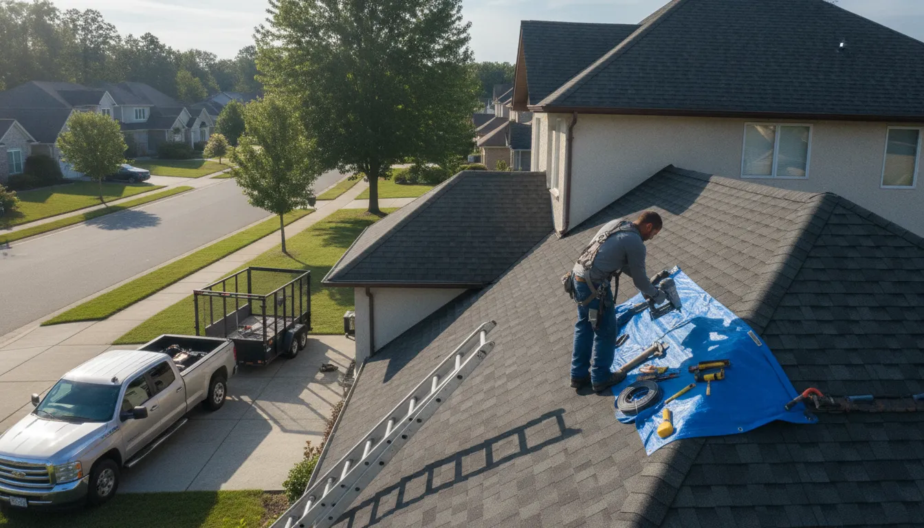 Roofing in Newark